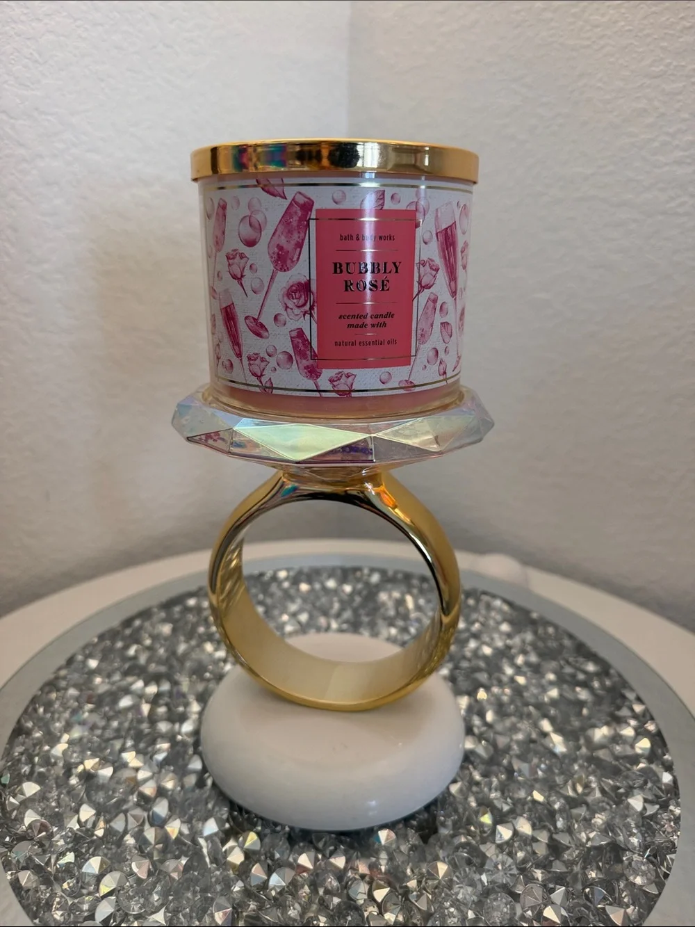 Bath & Body Works Candle Holder with Candle